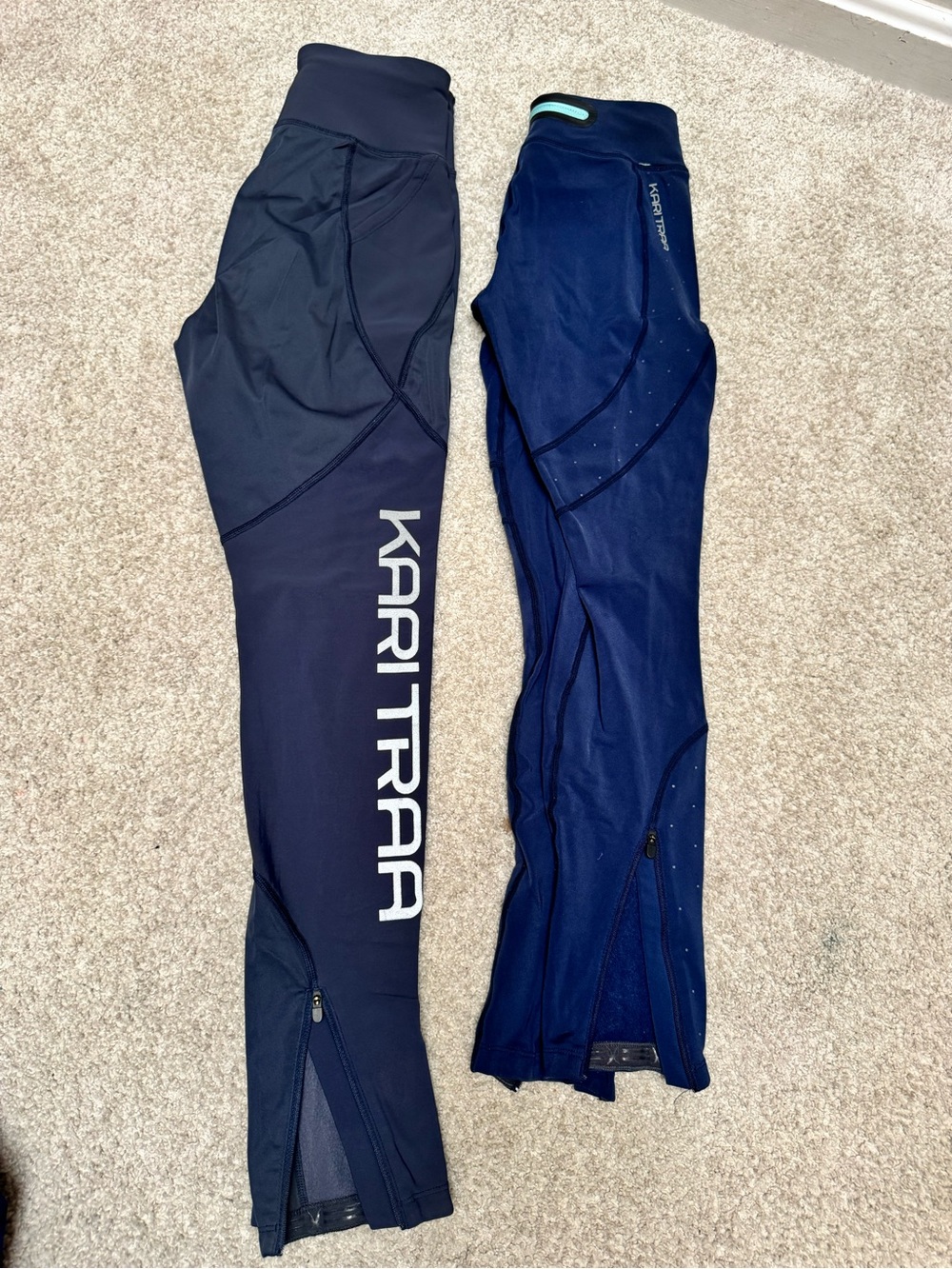 LOT OF 2 Kari Traa XS Women’s Fleece lined Running Nordic tights